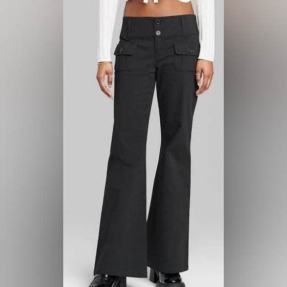 wild fable Pants - Nwt Wild Fable Black Flare Pants Size 16
